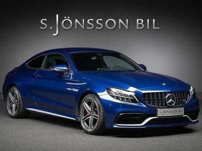 Manufaktur briljantblå metallic Begagnad 2020 Mercedes C63S AMG AMG Sportkupé | 729 000 kr
