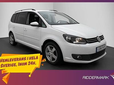 Vit Begagnad 2015 VW Touran Minibuss | 154 900 kr (Lite dyr)