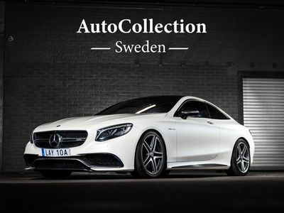 Begagnad Mercedes S63 AMG AMG 585 HK (430 kW) 2015 Vit Sportkupé