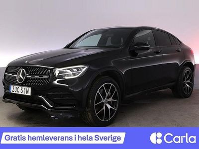 Svart Begagnad 2022 Mercedes GLC300e AMG Sportkupé | 543 900 kr