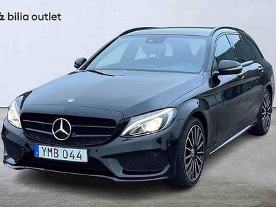 Begagnad Mercedes C220 2017 Svart Kombi