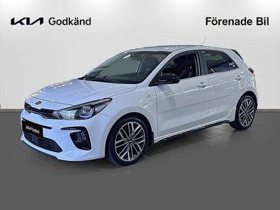 Begagnad Kia Rio GT-Line 120 HK (88 kW) 2020 Röd Halvkombi