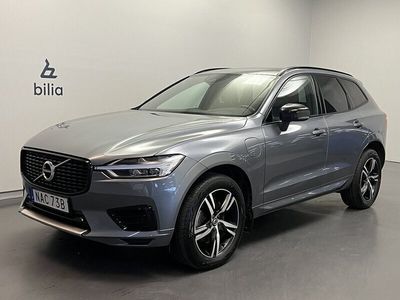 begagnad Volvo XC60 T6 AWD Recharge R-Design / Navigation / 2021 Grå