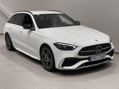 Vit Begagnad 2024 Mercedes C200 AMG line Kombi | 424 900 kr (Bra pris)
