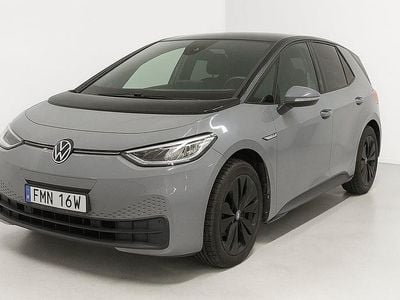 Grå Begagnad 2021 VW ID.3 Pro Performance Halvkombi | 207 999 kr (Marknadspris)