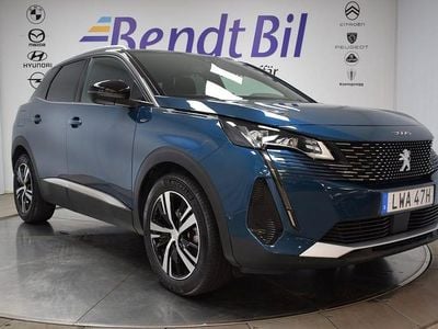 Blå Begagnad 2024 Peugeot 3008 GT SUV | 269 500 kr (Marknadspris)