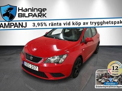 Begagnad Seat Ibiza Style 90 HK (66 kW) 2016 Röd Halvkombi