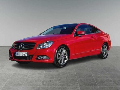 Begagnad Mercedes C180 156 HK (114 kW) 2012 Ljusröd (röd) Sportkupé