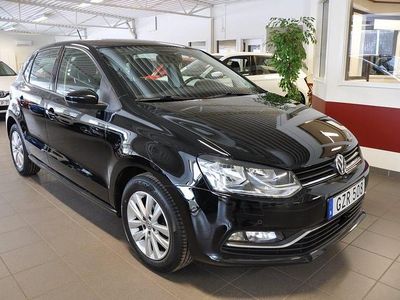 Begagnad VW Polo Comfortline 90 HK (66 kW) 2016 Svart