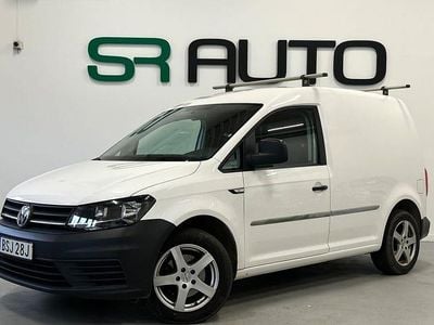 Vit Begagnad 2018 VW Caddy Minibuss | 124 900 kr (Marknadspris)