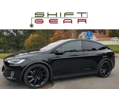 begagnad Tesla Model X 100D 6-sits ut 05/19 SE SPEC MIL SKICK GARANTI