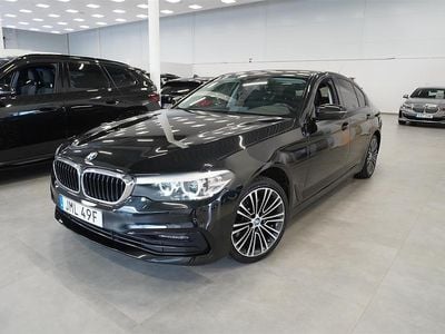 Begagnad BMW 520 Sport Line 191 HK (140 kW) 2019 Svart Sedan