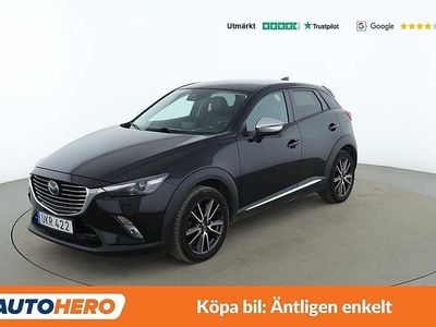 Svart Begagnad 2016 Mazda CX-3 Exclusive-Line SUV | 159 000 kr (Marknadspris)
