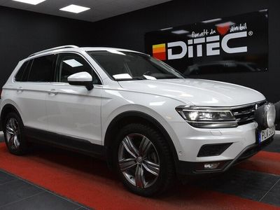 begagnad VW Tiguan Highline TDI 190 2500kg dragvikt Maxutrustad!