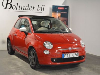 begagnad Fiat 500C 1.2 8V Pop CABRIOLET P-sensorer Kamrem Bytt HEMLEV