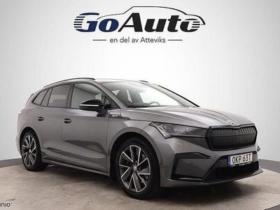 Grå Begagnad 2022 Skoda Enyaq iV SportLine SUV | 289 900 kr (Marknadspris)