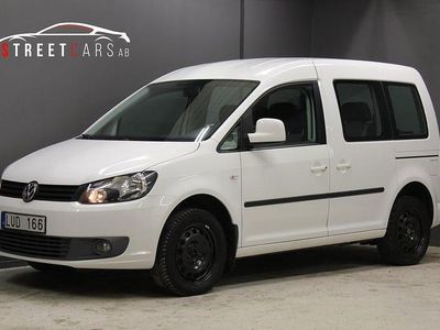 Vit Begagnad 2012 VW Caddy Life Minibuss | 124 900 kr