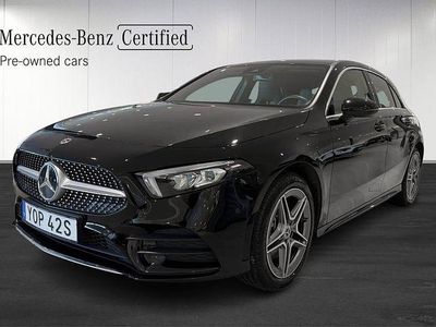 Svart Begagnad 2023 Mercedes A250 AMG line Halvkombi | 359 900 kr (Lite dyr)