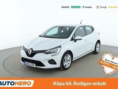 Vit Begagnad 2020 Renault Clio V Zen Halvkombi | 123 000 kr (Marknadspris)