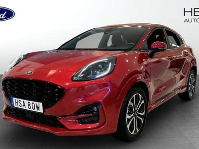 Röd Begagnad 2022 Ford Puma ST-Line Halvkombi | 209 000 kr (Marknadspris)