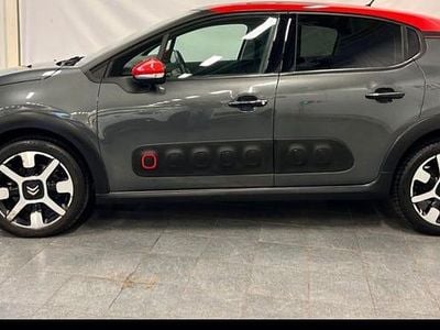 Begagnad Citroën C3 PureTech 82 HK (60 kW) 2016 Grå/röd