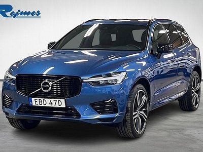 Blå Begagnad 2021 Volvo XC60 R-Design SUV | 349 800 kr (Marknadspris)