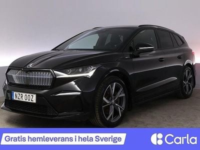 Svart Begagnad 2023 Skoda Enyaq iV SportLine SUV | 440 900 kr (Marknadspris)