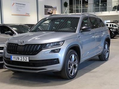 Grå Begagnad 2018 Skoda Kodiaq SportLine SUV | 269 900 kr (Marknadspris)