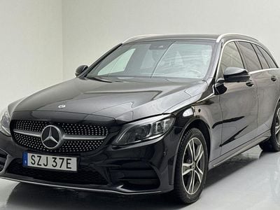 Svart Begagnad 2020 Mercedes C220 AMG Line Premium Kombi | 286 000 kr