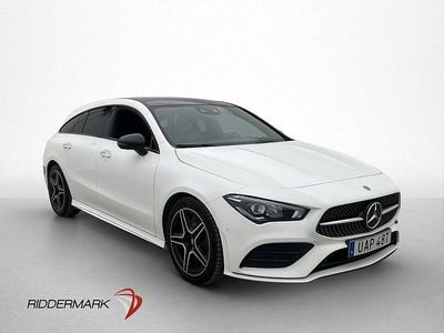 Begagnad Mercedes CLA220 Shooting Brake AMG 190 HK (139 kW) 2019 Vit Kombi