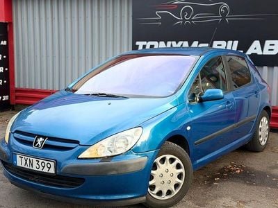 Blå Begagnad 2002 Peugeot 307 Halvkombi | 12 900 kr (Marknadspris)