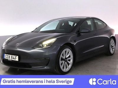 Grå Begagnad 2021 Tesla Model 3 Long Range AWD Sedan | 273 900 kr (Marknadspris)