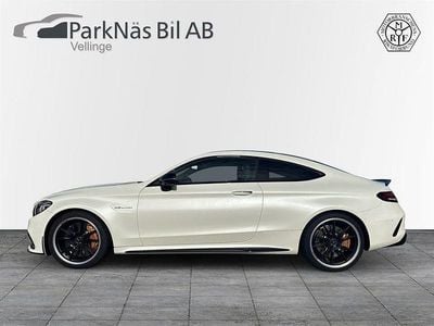 Vit Begagnad 2019 Mercedes C63S AMG AMG Sportkupé | 849 900 kr (Dyr)