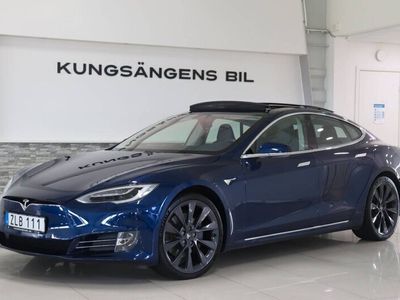 begagnad Tesla Model S 100D AWD Pano Luft 7-sits Sv-Såld MOMS 423hk