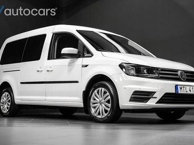 Begagnad VW Caddy Maxi Life Life 102 HK (75 kW) 2019 Vit Minibuss