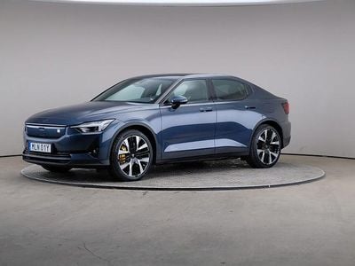 Blå metallic (blå metallisk) Begagnad 2023 Polestar 2 Performance Halvkombi | 459 000 kr (Lite dyr)