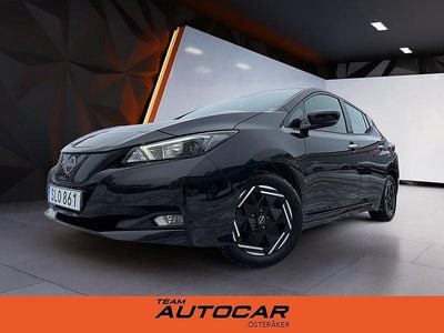 Svart Begagnad 2022 Nissan Leaf Acenta Halvkombi | 169 900 kr (Marknadspris)
