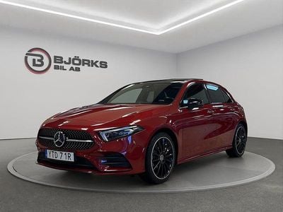 Röd Begagnad 2020 Mercedes A250 Premium Plus Halvkombi | 274 500 kr (Marknadspris)