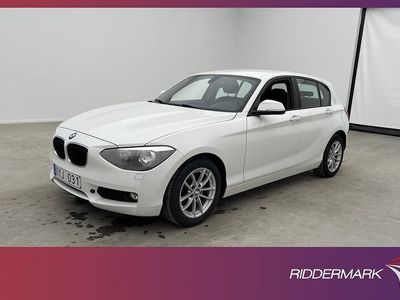 begagnad BMW 116 d 5-dörrar 116hk Värmare Sensorer Välserv 0,43l/mil