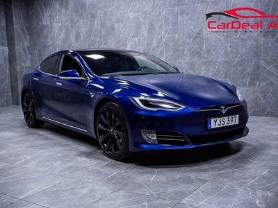 Blå Begagnad 2017 Tesla Model S Halvkombi | 179 800 kr (Marknadspris)