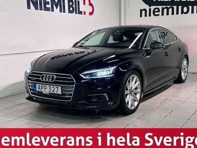 begagnad Audi A5 Sportback 2.0 TFSI quattro S Tronic Pvärm SoV Drag 2018, Sportkupé