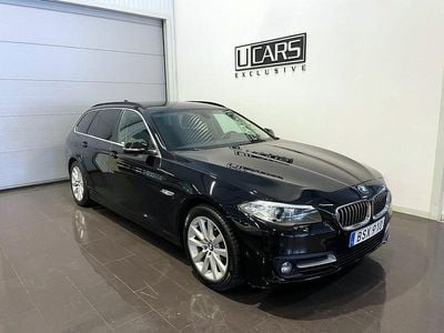 Svart Begagnad 2016 BMW 520 Kombi | 164 900 kr (Marknadspris)