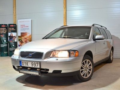begagnad Volvo V70 2.4 Dragkrok Nybes Kamrem bytt M&K *SE SKICK 170hk