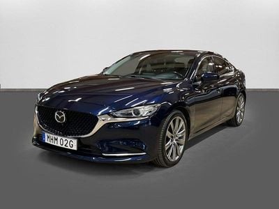 Begagnad Mazda 6 Optimum 194 HK (142 kW) 2019 Blå Sedan