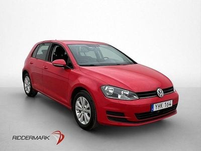 Begagnad VW Golf VII 110 HK (80 kW) 2016 Röd Halvkombi