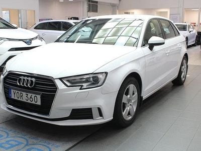 Vit Begagnad 2018 Audi A3 Sportback Sport Halvkombi | 124 900 kr (Superpris)