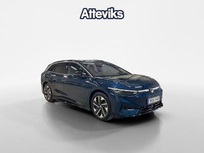 Begagnad VW ID.7 Pro 210 kW (286 HK) 2024 Blå Kombi