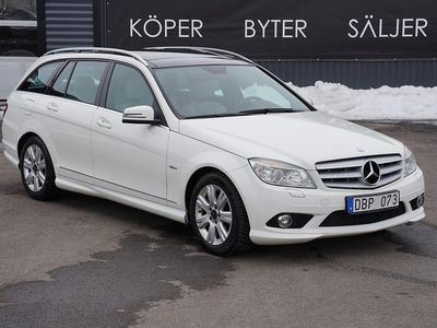Begagnad Mercedes C180 AMG 156 HK (114 kW) 2010 Kalcitvit