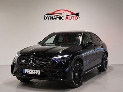 Svart Ny 2025 Mercedes GLC300 AMG line Sportkupé | 859 900 kr (Dyr)