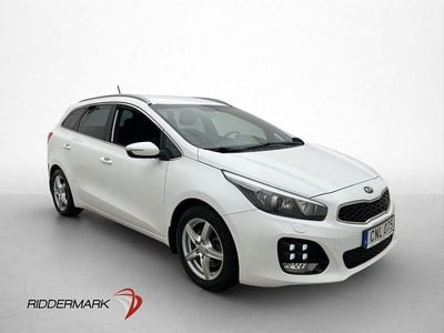 Begagnad Kia Ceed GT-Line 136 HK (100 kW) 2016 Vit Halvkombi